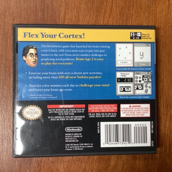 Nintendo DS Game Brain Age 2 - Picture 2 of 5